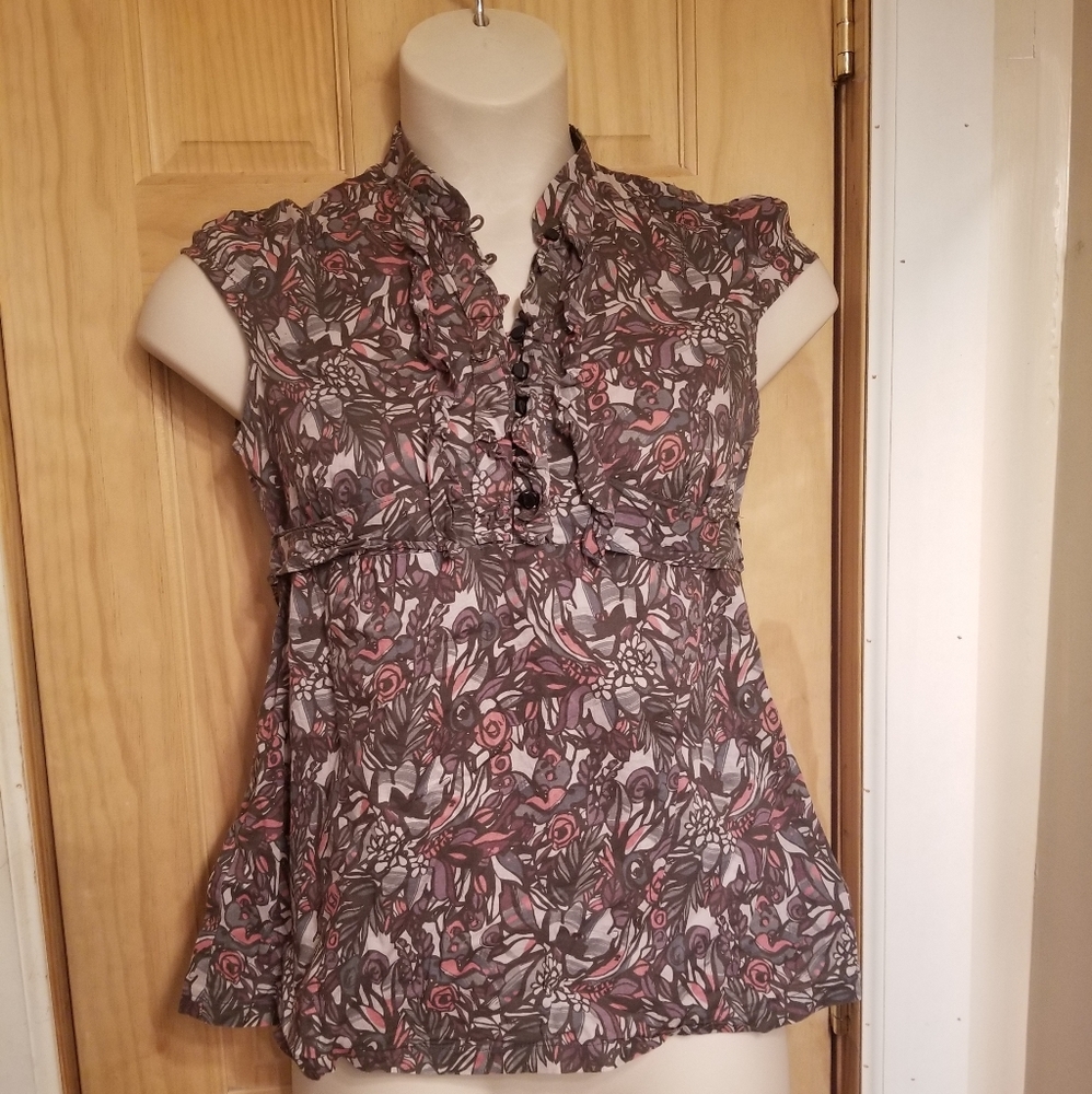 DKNY Baby Doll Style Top